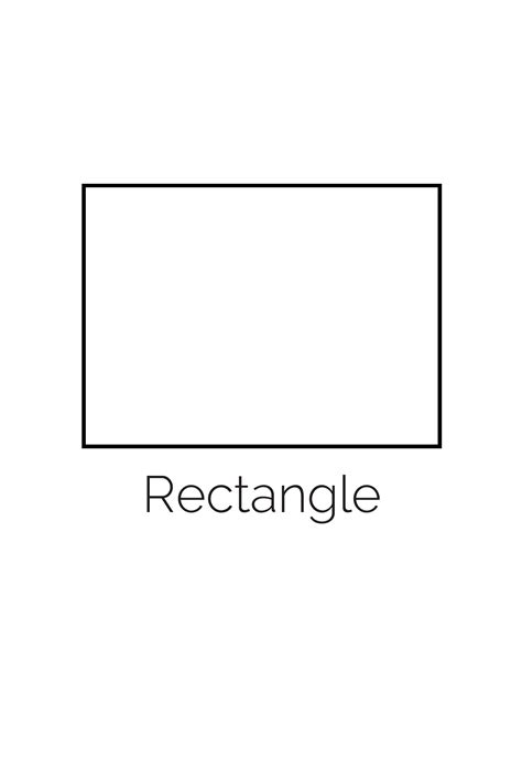 Free Printable Rectangle Shape