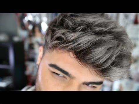 Men's Hair Color Highlights Silver