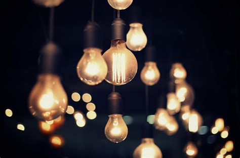 Linkedin Background Light Bulbs