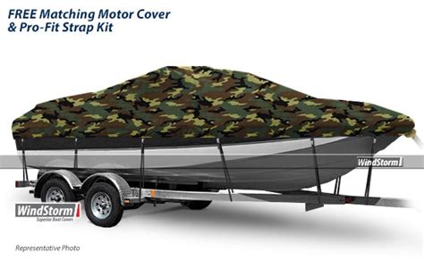 WindStorm Boat Cover for DECK BOAT - Modified V Fits 19'6" LENGTH up to ...