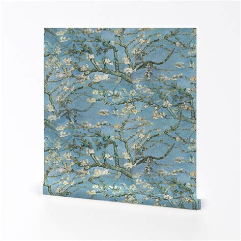 Van Gogh Wallpaper Almond Tree in Blossom by Peacoquettedesigns Almond ...