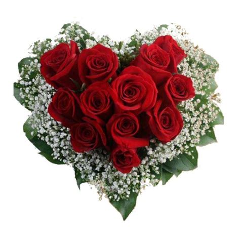 Valentine Heart Shaped Bouquet | Online Gift and Flowers