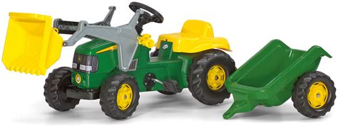 Rolly Kids John Deere Frontloader Tractor Trailer Ride On Reviews