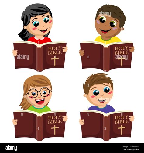 Child reading bible Cut Out Stock Images & Pictures - Alamy