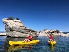 Sand Harbor Kayak Tour - Lake Tahoe Tours Kayaking SUP Rentals Biking Hiking Team Family