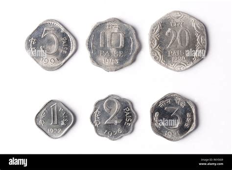 Old Indian coins Stock Photo - Alamy