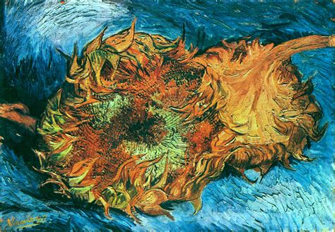 Still Life with Two Sunflowers - Vincent van Gogh - WikiArt.org - encyclopedia of visual arts