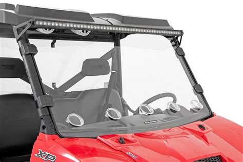 Vented Full Windshield | Scratch Resistant | Polaris Ranger 1000/Ranger XP 900/1000 | Rough Country