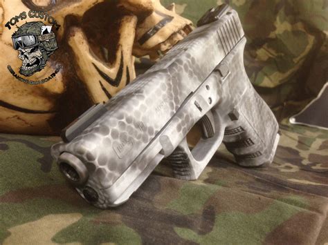 Snake Skin Glock Pistol In 4 Colors - Toms Custom Guns