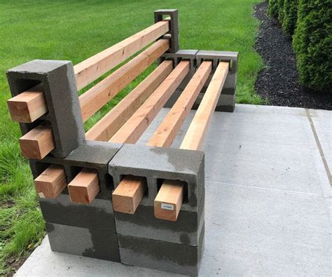 10 Simple DIY Concrete Bench Ideas To Make - DIY Crafts