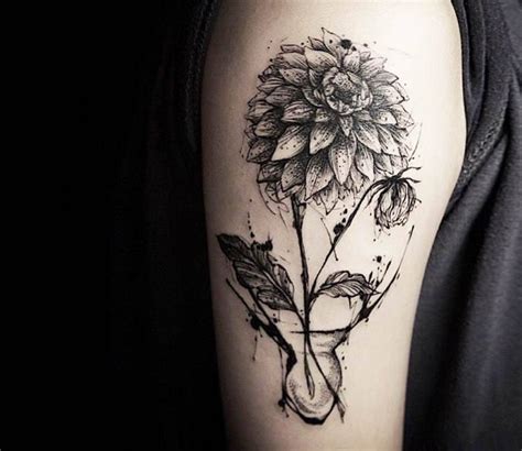 Black Dahlia Flower Tattoo Meaning | Best Flower Site