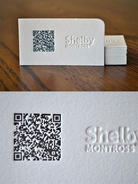 30 Creative QR code business cards | Cartão de visita fotografia, Cartão de visita, Referência ...