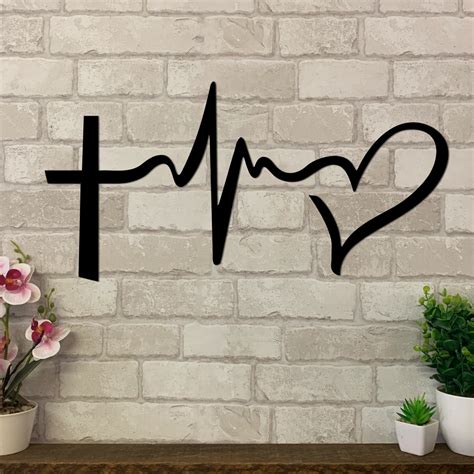 Faith Hope Love Metal Symbol | Metal Expression | Metal Wall Art