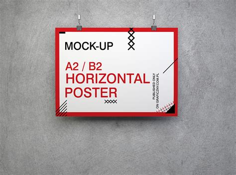 FREE 7+ Horizontal Poster Mockups in PSD | InDesign | AI | Vector EPS