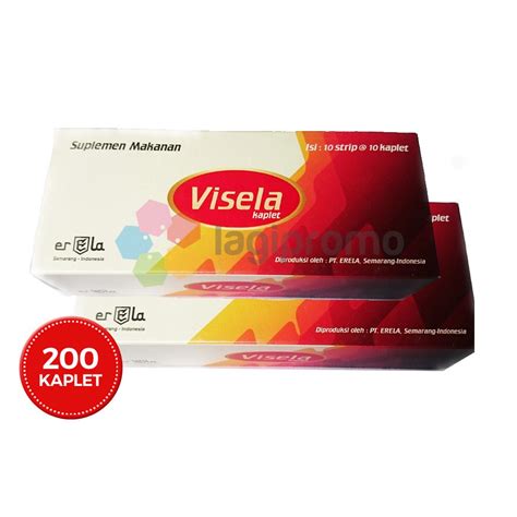 Jual Erela Visela 100 Kaplet Vitamin B6 B12 Suplemen Asam Folat Ibu Hamil dan Lansia Antivirus 2 ...