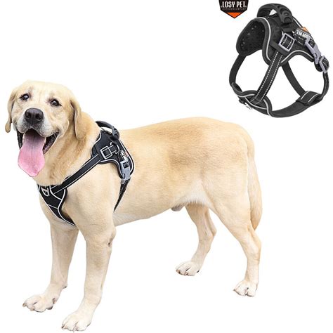 Dog Harness Strong Adjustable Reflective Large XXL Large Pet With Handle 3 Sizes | eBay