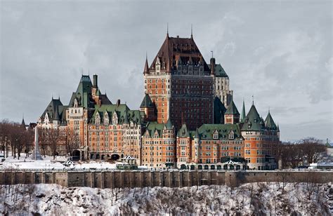 The Historic Chateau Frontenac in Quebec City — Elevator Scene