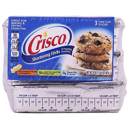 Crisco Baking Sticks All-Vegetable Shortening, 3 ct – Central Market