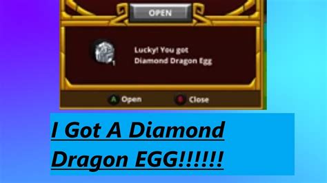 I GOT A DIAMOND DRAGON EGG! - YouTube