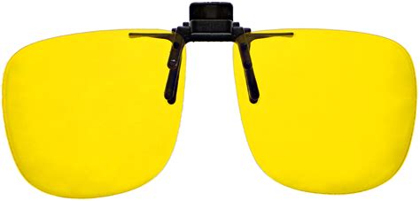 Clip-on Night Driving Glasses - Yellow | VS Eyewear