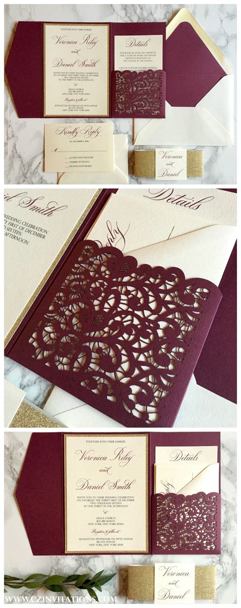 Pin on Wedding Invitations by CZ Invitations