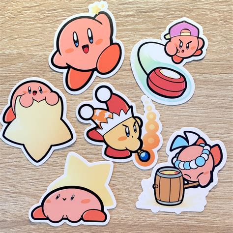 Kirby Stickers - Etsy