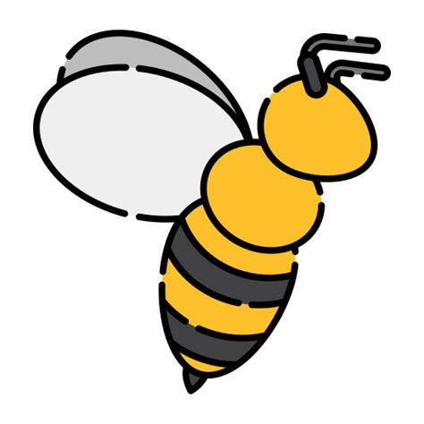 Bee Generic Outline Color icon