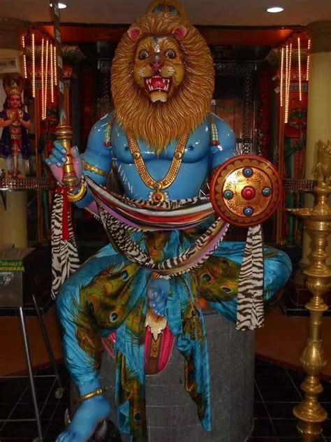 Narasimha - an avatar of Lord Vishnu Hindu Deities, Hinduism, Hindu Worship, Folk Magic, Lord ...