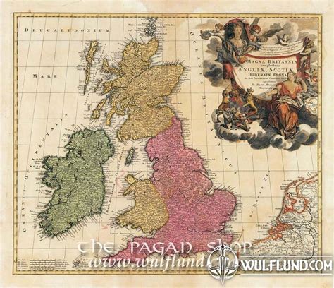 Medieval Map Of England And Scotland