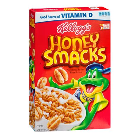 Kellogg's Honey Smacks Sweeted Puffed Wheat Cereal Reviews 2020