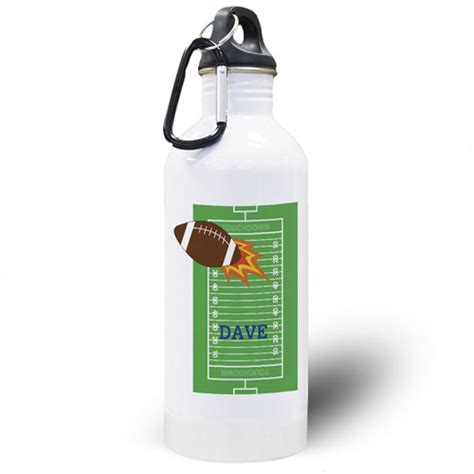 Football Personalized Kids Water Bottle