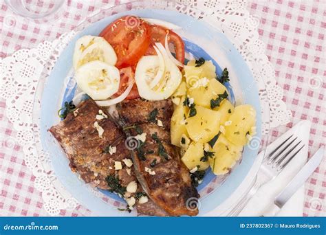 Grilled tuna belly fish stock image. Image of meal, grilled - 237802367