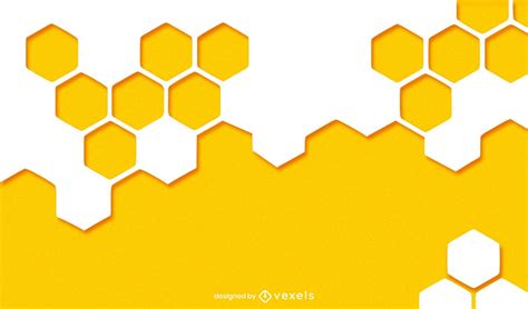 Honeycomb Background Design Vector Download