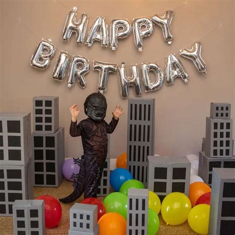 Godzilla Birthday Party Ideas | Photo 1 of 26 | Godzilla birthday, Godzilla birthday party ...