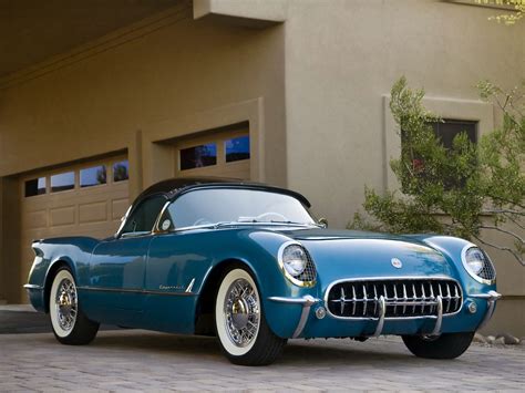 Pennant Blue 1955 Chevrolet Corvette