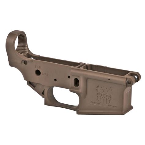 FMK AR-1 AR15 STRIPPED POLYMER LOWER MULTI-CAL BURNT BRONZE | Range USA