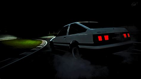 ArtStation - Toyota Sprinter Trueno AE86 (Night drift)