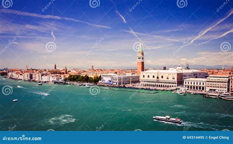 Aerial View of Venice, Italy Stock Image - Image of italian, landmark ...