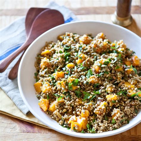 Recipe: Spiced Butternut Squash and Sorghum Salad with Raisins & Pepitas | Kitchn