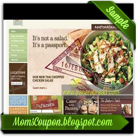 Where to find Free Printable Panera Bread Coupons online | Free Printable Coupons 2015