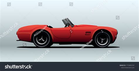 Retro Race Car Vector Shown Side Stock Vector (Royalty Free) 1772895737 ...