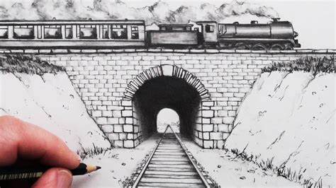 how to draw a train realistic - He Was A Great Cyberzine Art Gallery