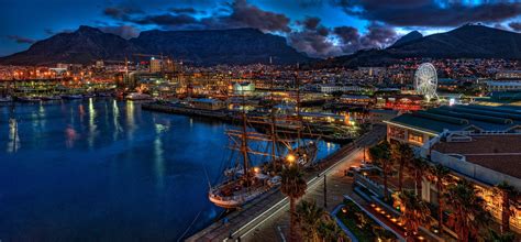 Cityscape by water, Cape Town, Table Mountain, South Africa, sea HD ...