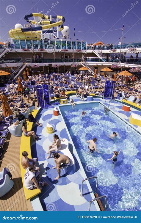 Carnival Cruise Ship - Pool Party Editorial Stock Photo - Image: 15887628