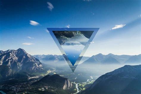 triangle, Mountains Wallpapers HD / Desktop and Mobile Backgrounds