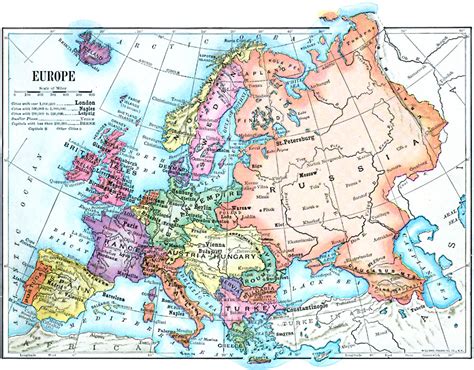 Map Of London 1910