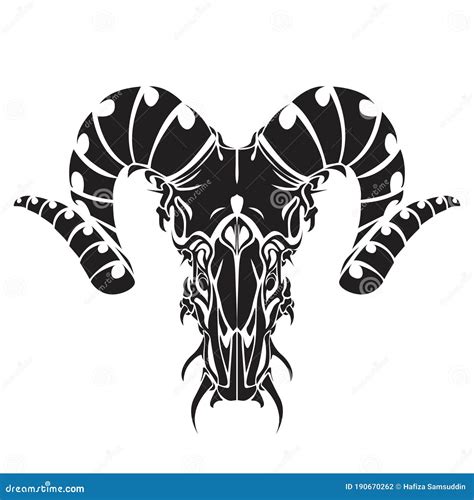 Print stock vector. Illustration of mammal, tattoos - 190670262