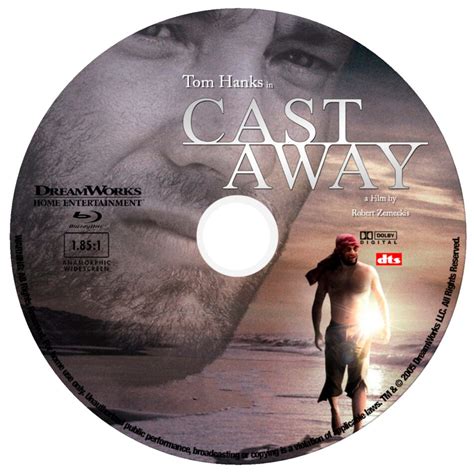 Cast Away Blu-Ray Custom Label - DVDcover.Com