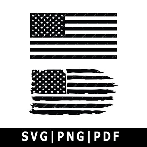 American Flag SVG PNG PDF Cricut Silhouette Cricut svg | Etsy