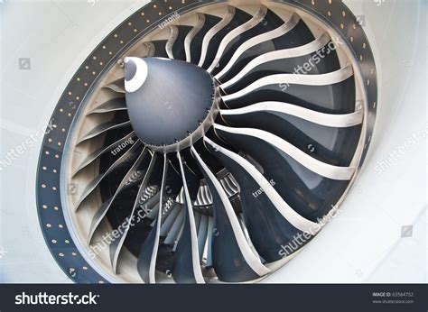 Turbine Blades Of An Aircraft Jet Engine Stock Photo 63584752 : Shutterstock